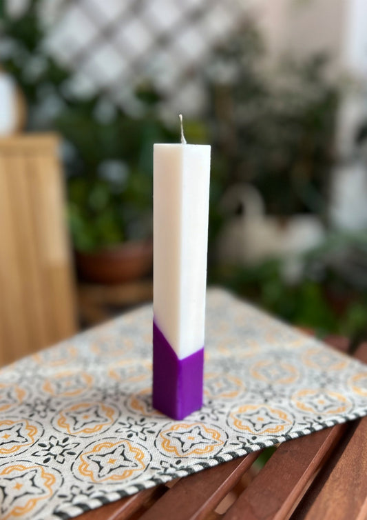 Tower Candle | Hand - dipped Handmade Soywax Candle - House of Dhara